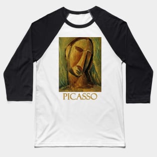 The Head of a Woman (1908) by Pablo Picasso Baseball T-Shirt